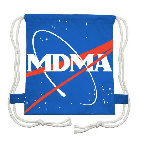 MDMA with NASA theme Drawstring Bag