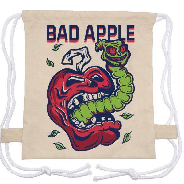 Bad Apple Drawstring Bag