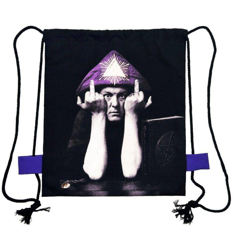 Aleister Crowley Drawstring Bag