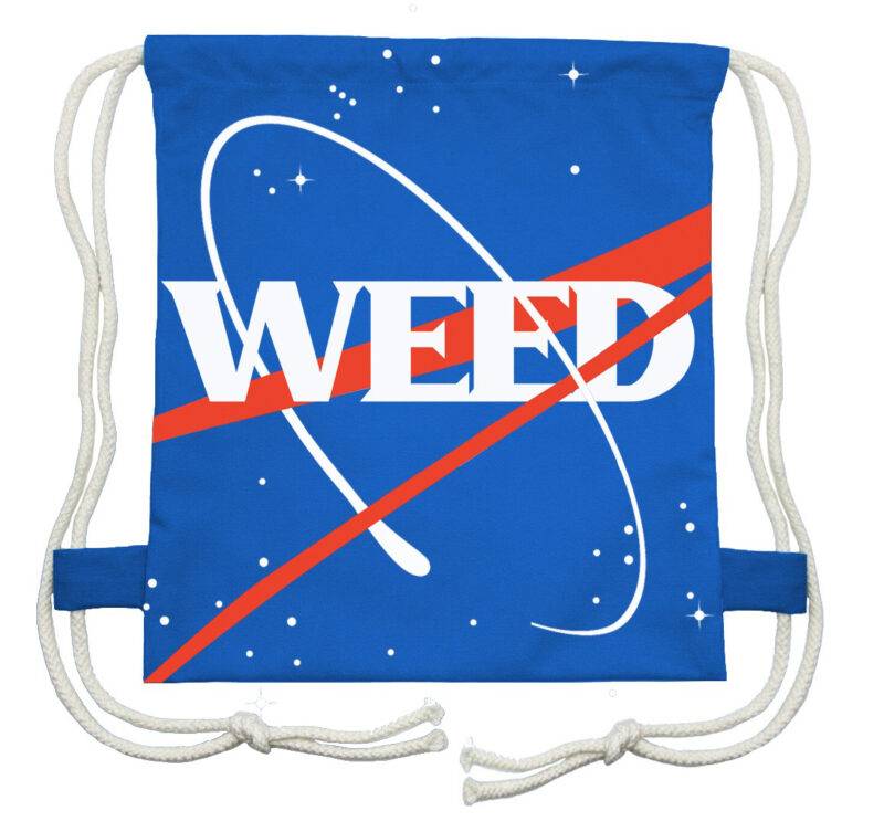 กระเป๋าหูรูด NASA Weed