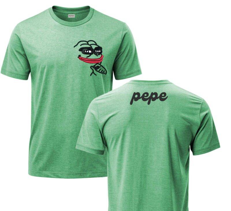 เสื้อยืดปักลาย 3D Pepe meme | Moohaha Shop