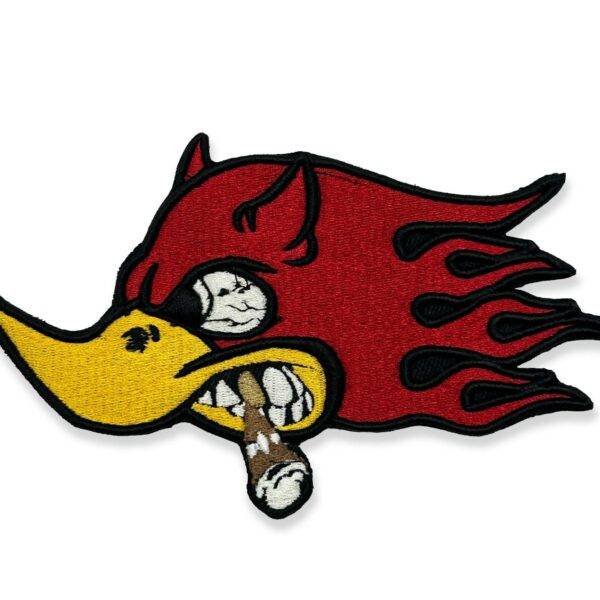 Furious Bird 3D Embroidered Patch
