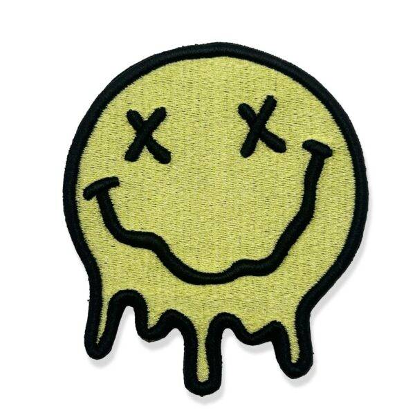 Smiley Face 3D Embroidered Patch