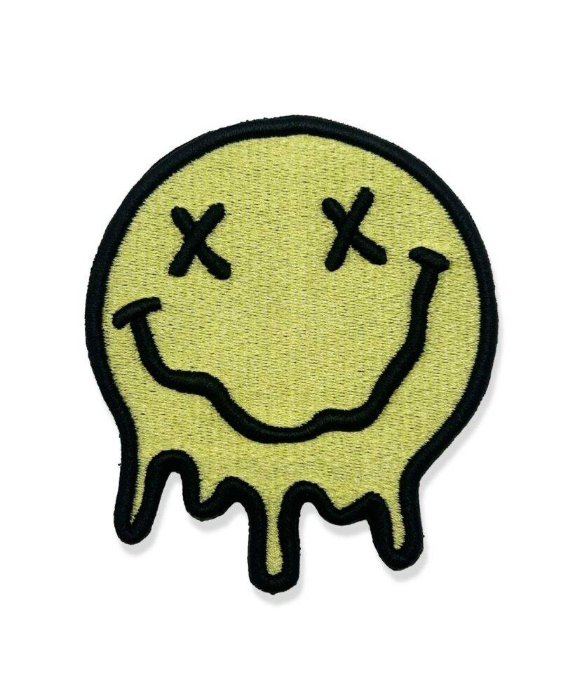 Smiley Face 3D Embroidered Patch