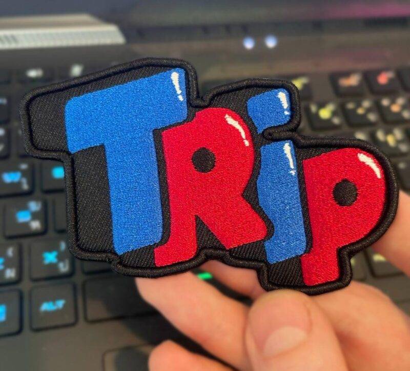 Trip Embroidered Patch - Image 2