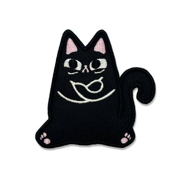 Sassy Black Cat 3D Embroidered Patches