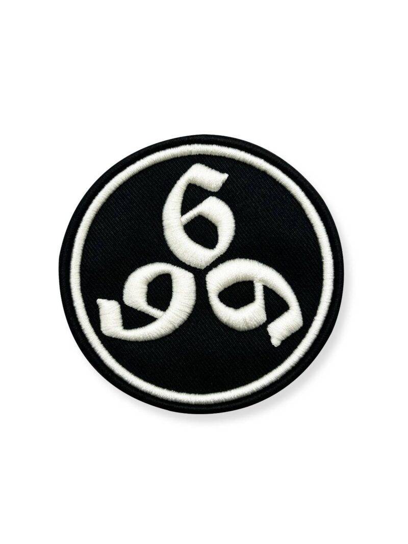 666 3D Embroidered Patch