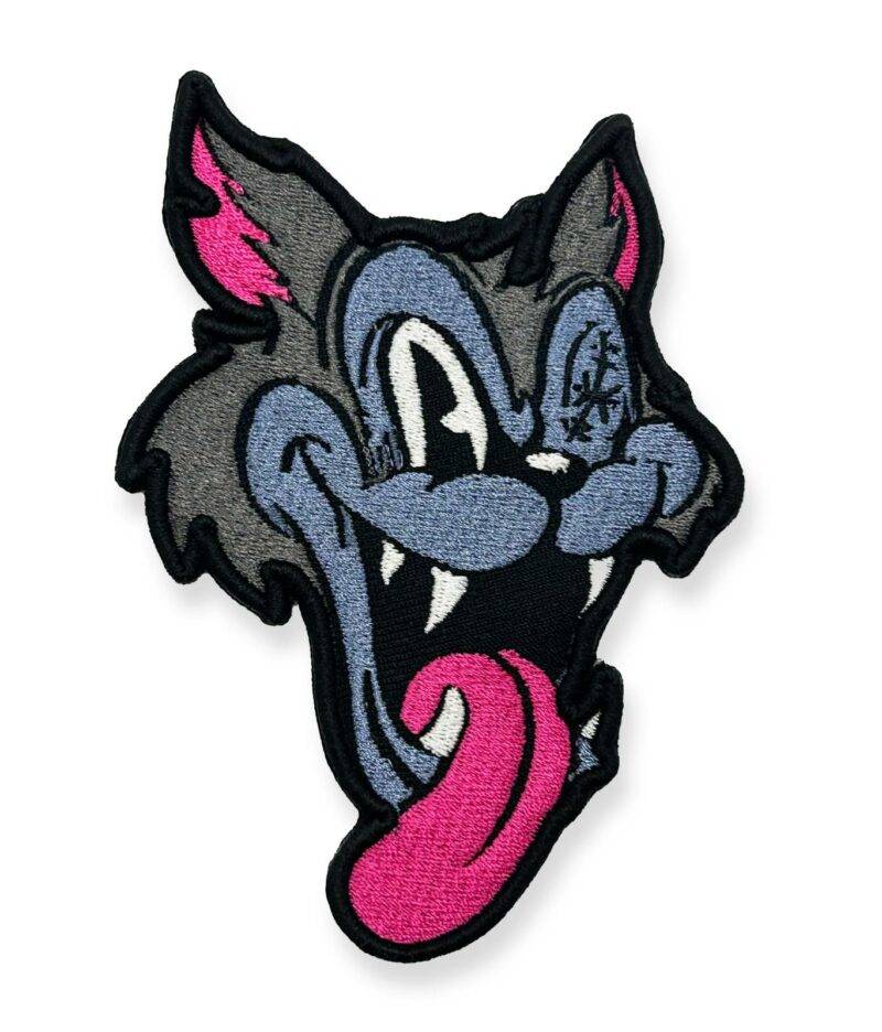 Psycho Cat 3D Embroidered Patch
