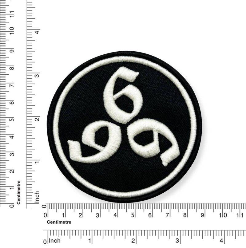 666 3D Embroidered Patch - Image 3