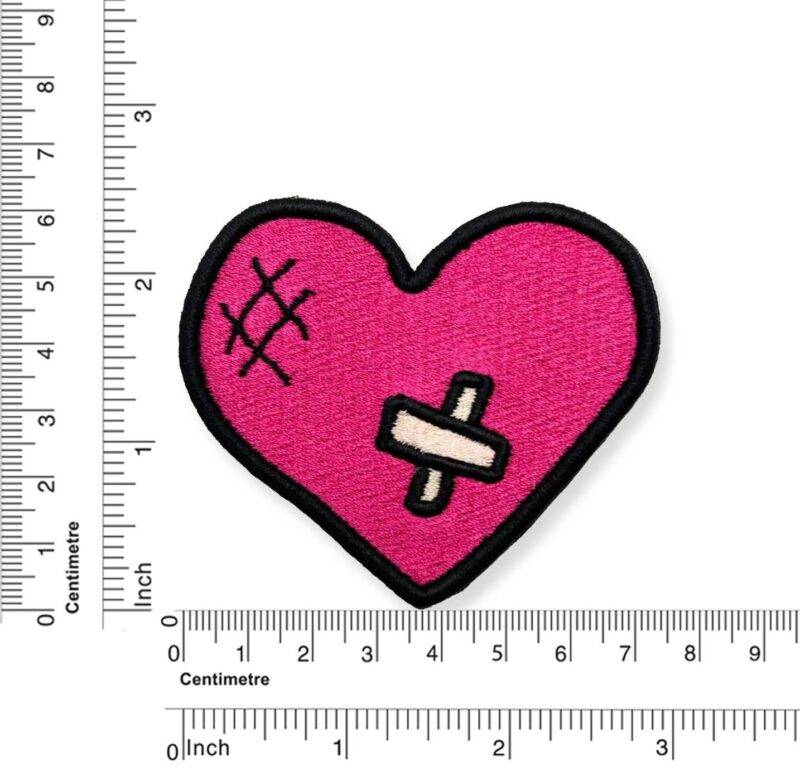 Aching Heart 3D Embroidered Patches - Image 3