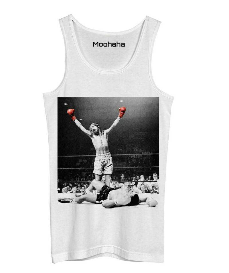 Jesus One Punch Knock Out Tank Top