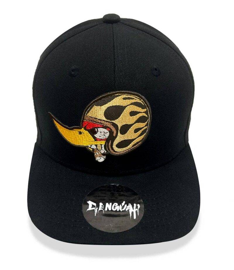 Furious Bird with Golden Helmet Snapback Cap