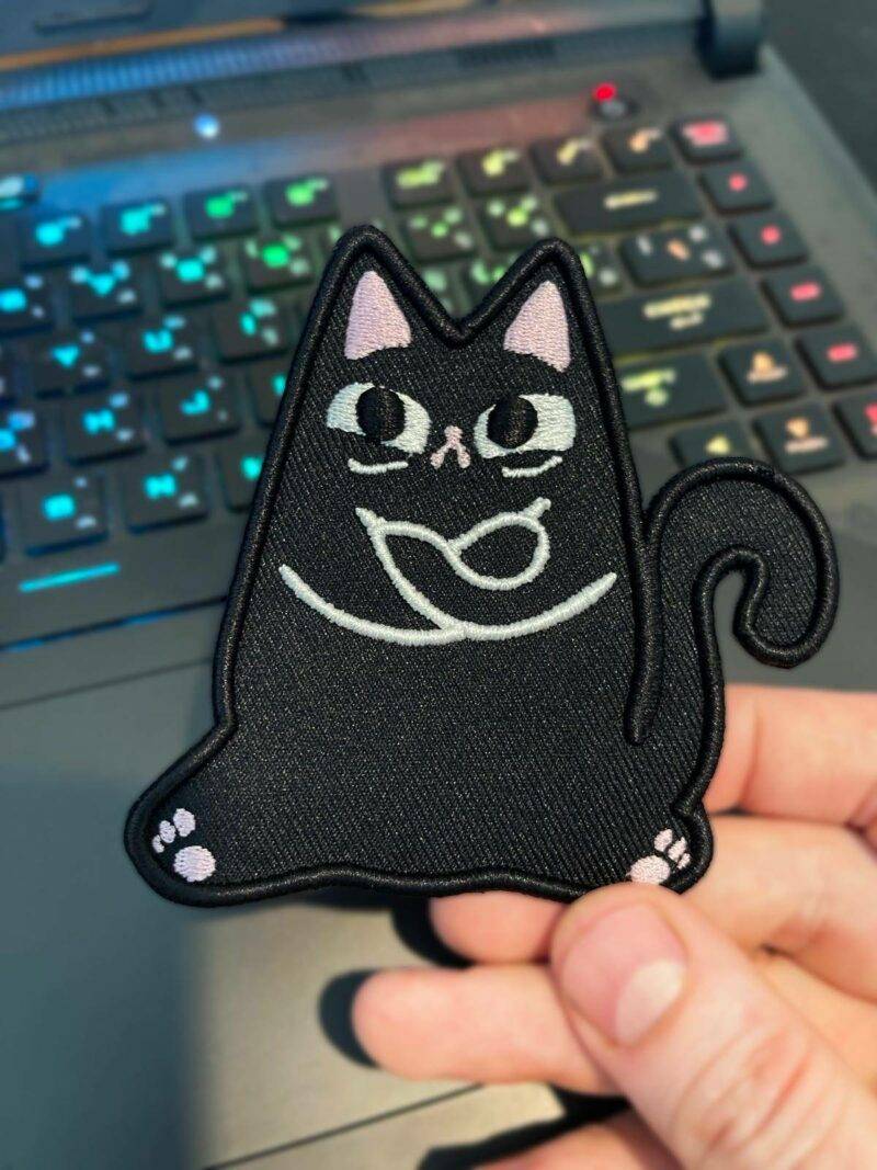 Sassy Black Cat 3D Embroidered Patches - รูปภาพ 2