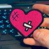 Aching Heart 3D Embroidered Patches - รูปภาพ 2