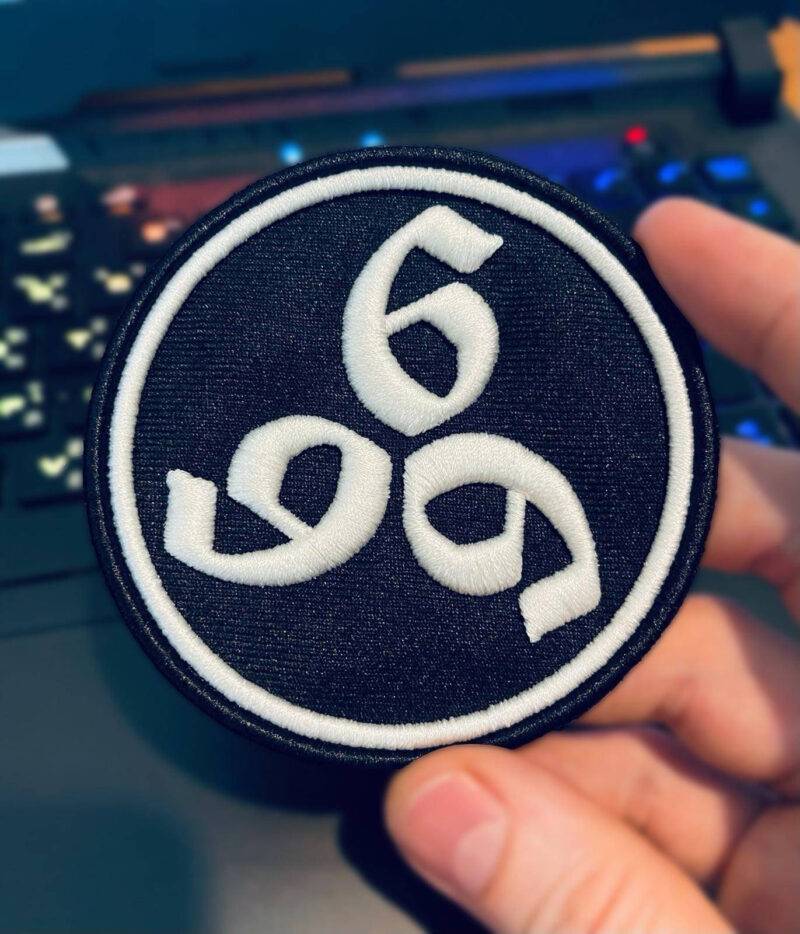 666 3D Embroidered Patch - Image 2