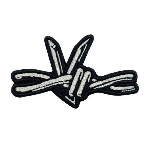 Bob Wire Peace sign 3D Embroidered Patch