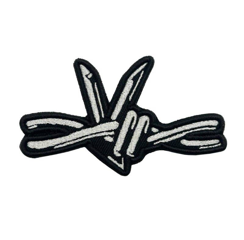 Bob Wire Peace sign 3D Embroidered Patch