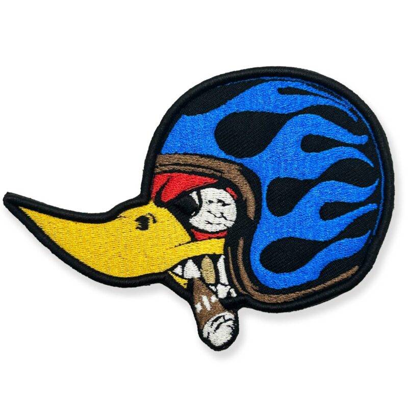 Furious Bird with Helmet 3D Embroidered Patch - รูปภาพ 4