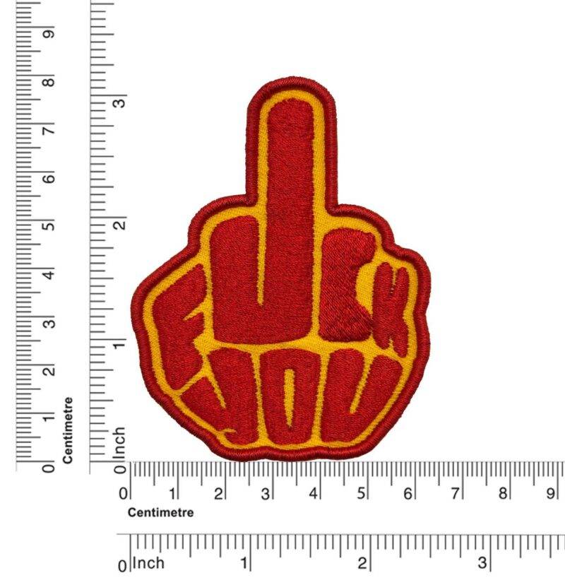 Fuck You Premium Embroidered Patch - Image 3
