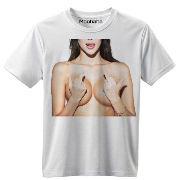 Sexy Chick Middle Finger T-shirt