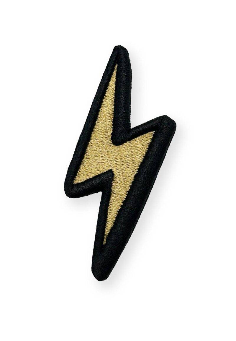 Lightning Bolt 3D Embroidered Patch - รูปภาพ 2