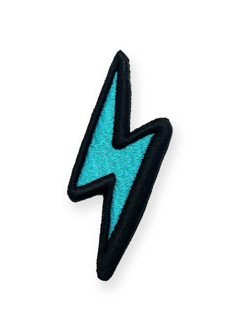 Lightning Bolt 3D Embroidered Patch - รูปภาพ 3