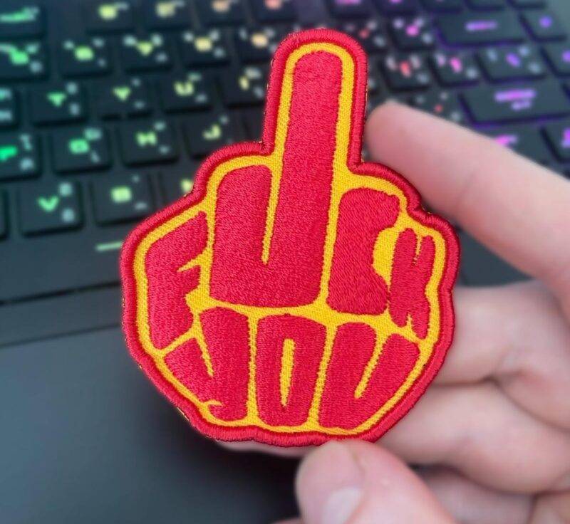 Fuck You Premium Embroidered Patch - Image 2