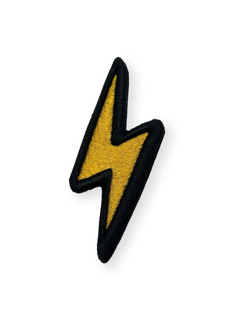 Lightning Bolt 3D Embroidered Patch - รูปภาพ 4