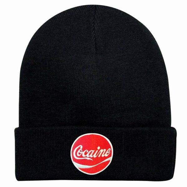 Cocaine 3D Embroidered Beanie