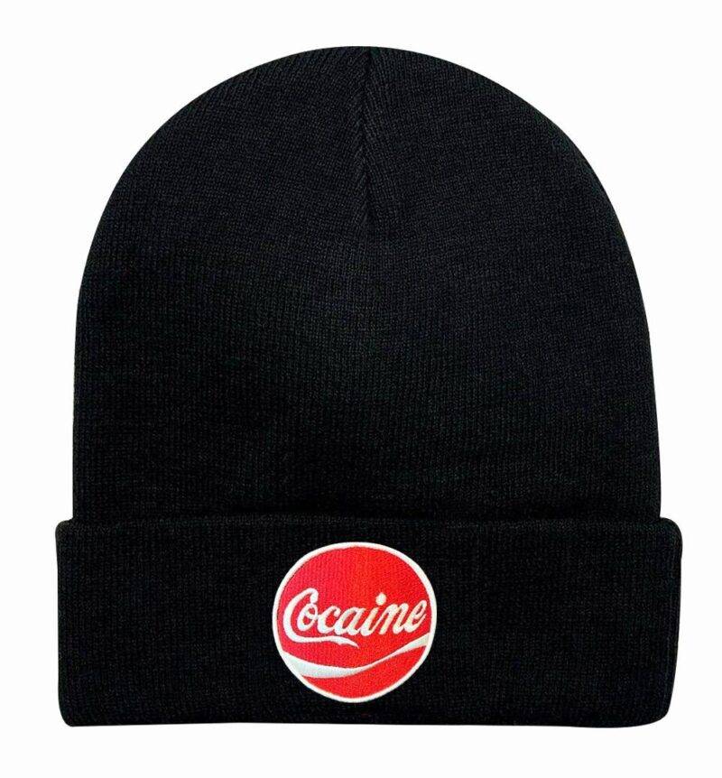 Cocaine 3D Embroidered Beanie