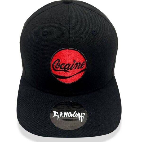 Cocaine 3D Embroidered Snapback Cap