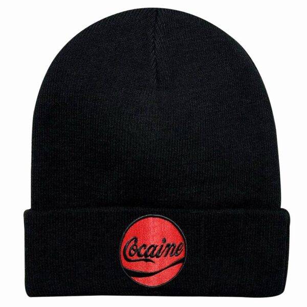 Cocaine 3D Embroidered Beanie