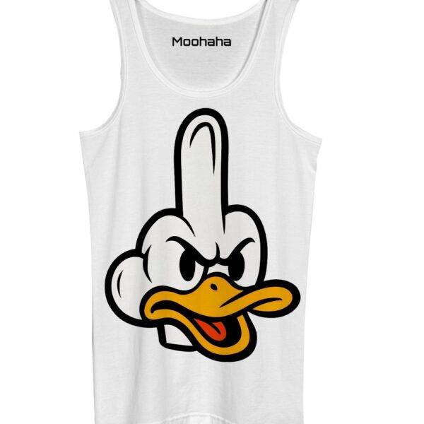 Middle Finger Duck Tank Top