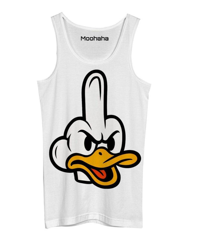 Middle Finger Duck Tank Top