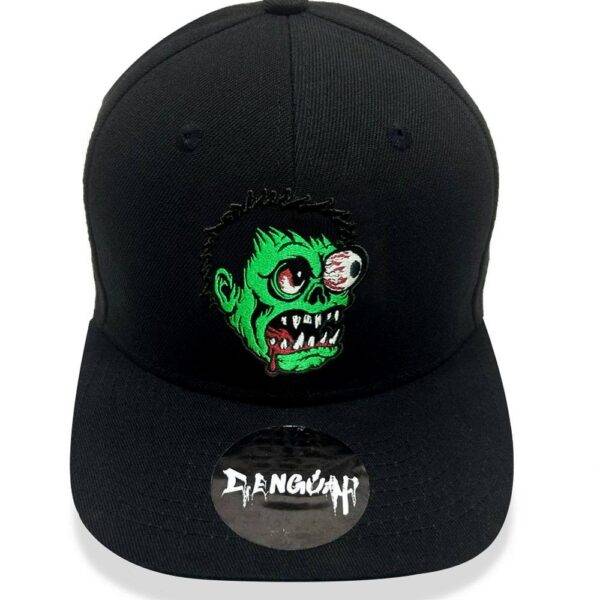 Zombie 3D Embroidered Snapback Cap