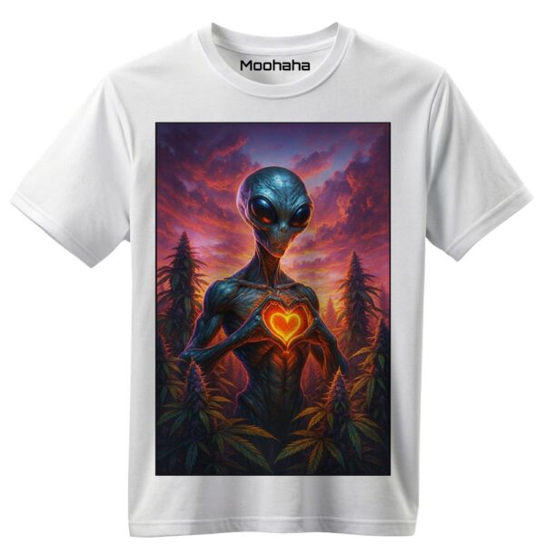 Alien Love Weed T-shirt