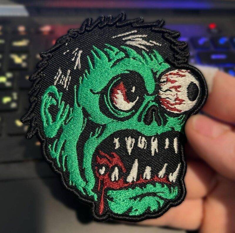 Zombie Premium Embroidered Patch - Image 2
