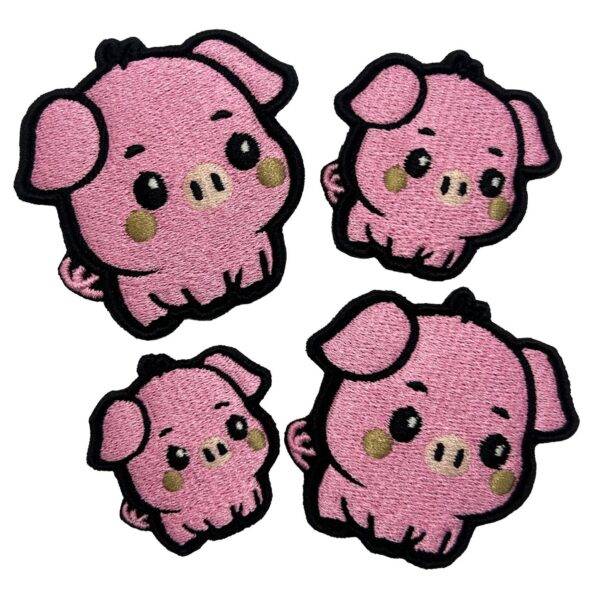 Cute Pig 3D Embroidered Patch