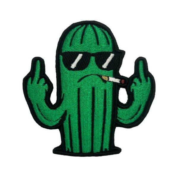 Badass Cactus 3D Embroidered Patch