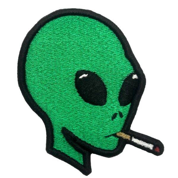Badass Alien 3D Embroidered Patch