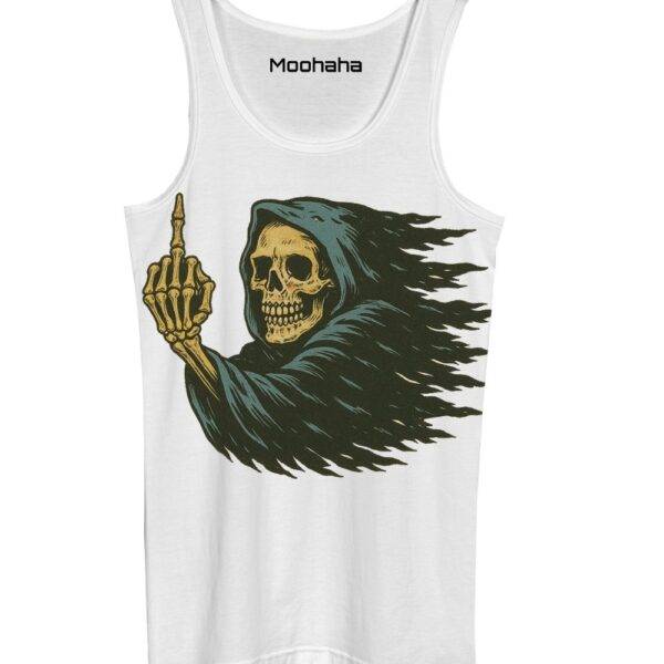 Middle Finger Grim Ripper Tank Top