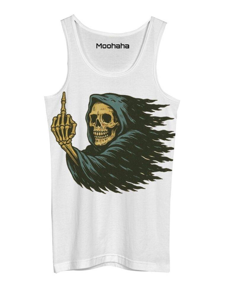 Middle Finger Grim Ripper Tank Top