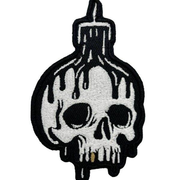 Dark Skull 3D Embroidered Patch