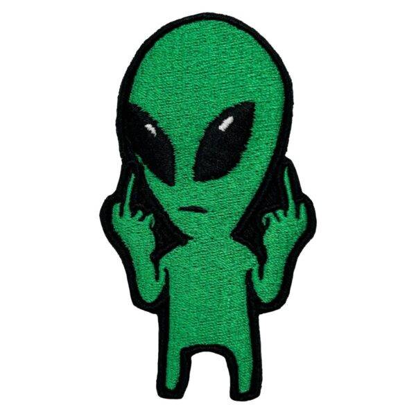 Fuck Off Alien Premium Embroidered Patch