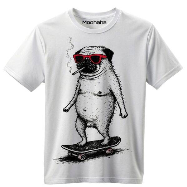SKATEBOARDING PUG Shirt