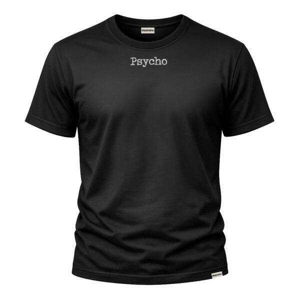 Psycho 3D Direct Embroidery T-shirt