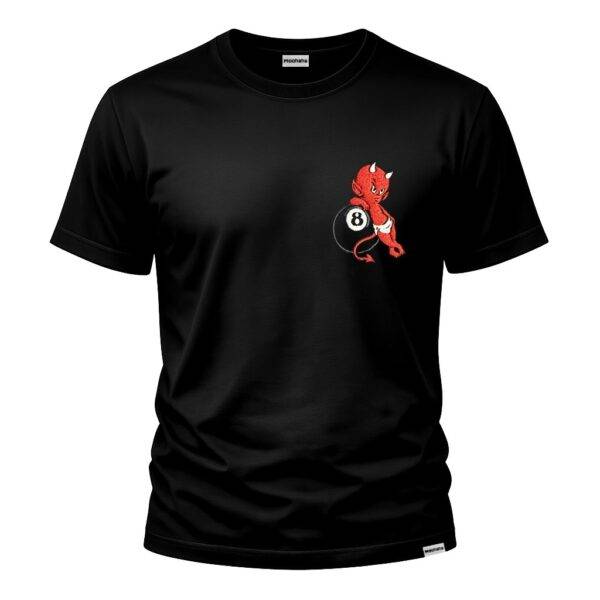 8 Ball Devil 3D Embroidery Shirt
